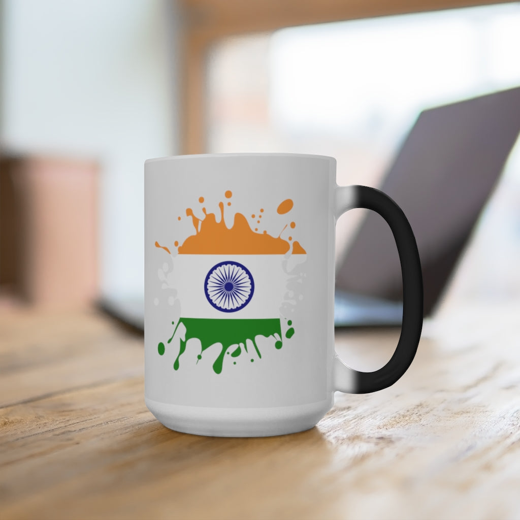 India Splat Color Changing Mug