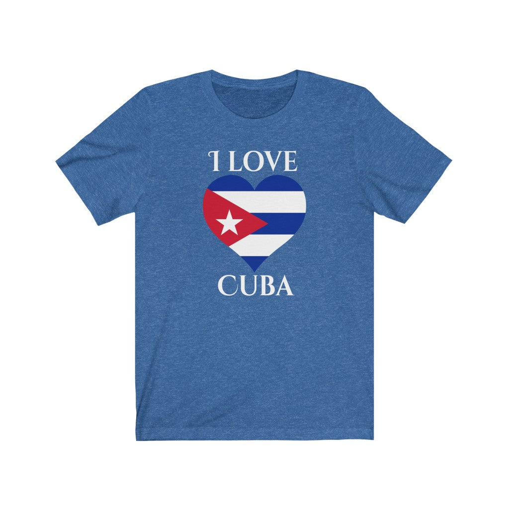 Cuba Heart Flag Premium Tee 2 - Unisex
