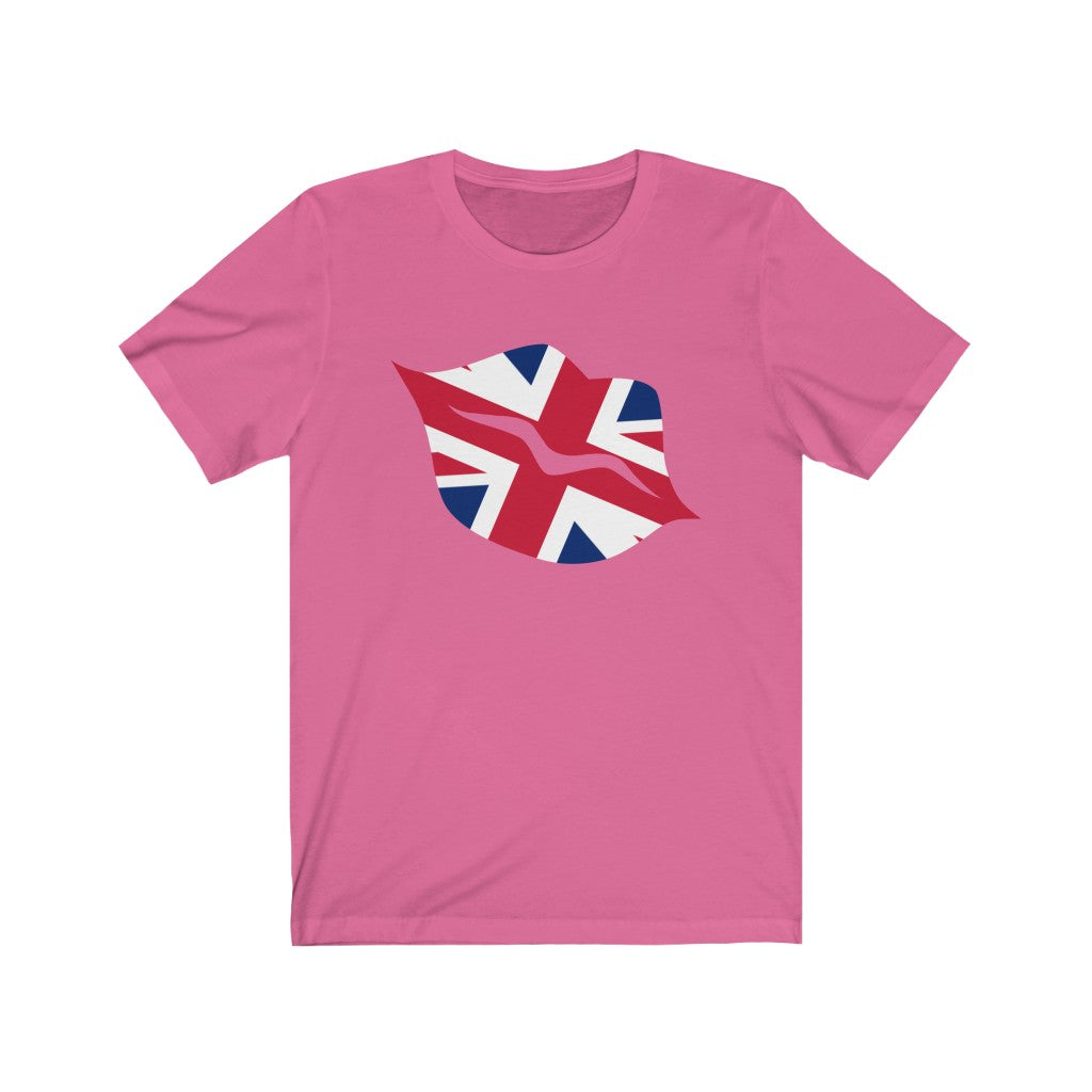 United Kingdom Lips Flag Premium Tee - Unisex