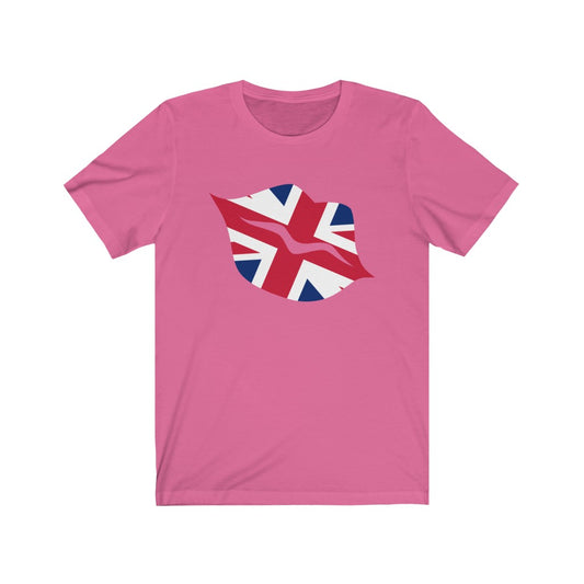 United Kingdom Lips Flag Premium Tee - Unisex