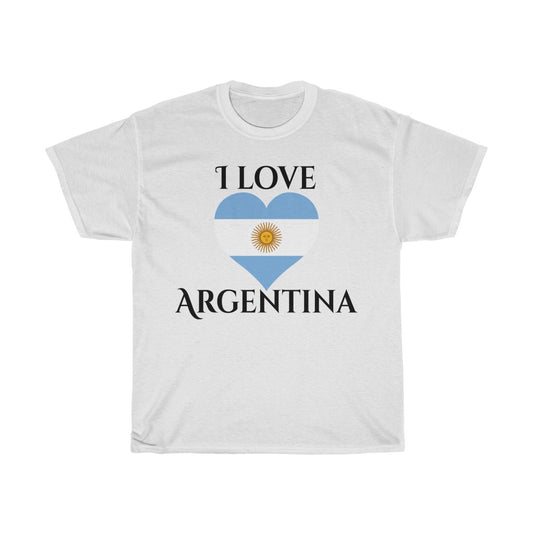 Argentina Heart Flag Standard Tee 1 - Unisex