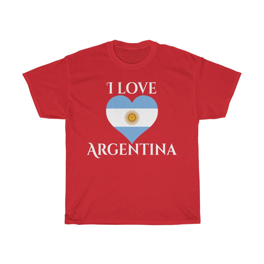 Argentina Heart Flag Standard Tee 2 - Unisex