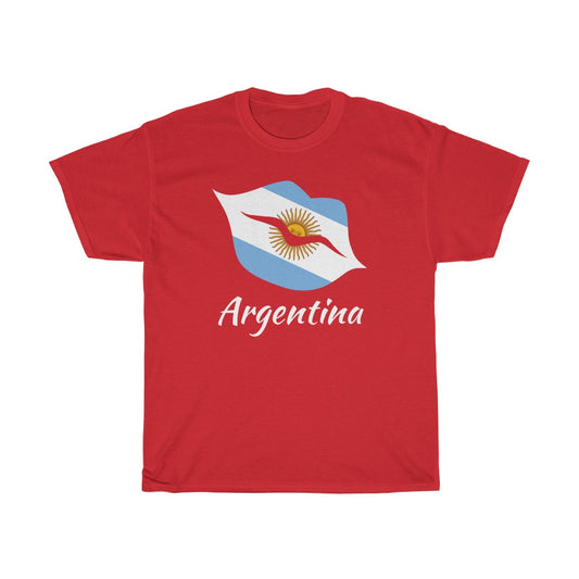 Argentina Lips Flag Standard Tee 2 - Unisex