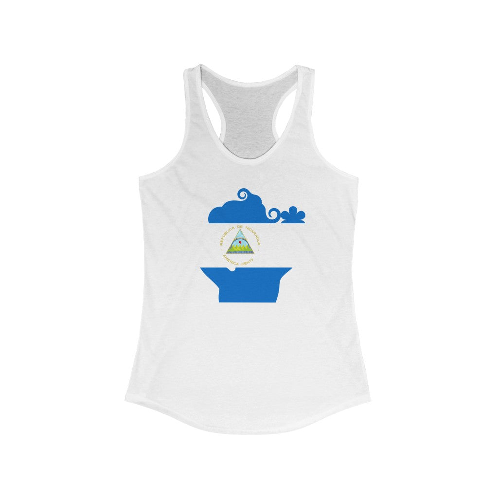 Nicaragua Lady Flag Tank – Women