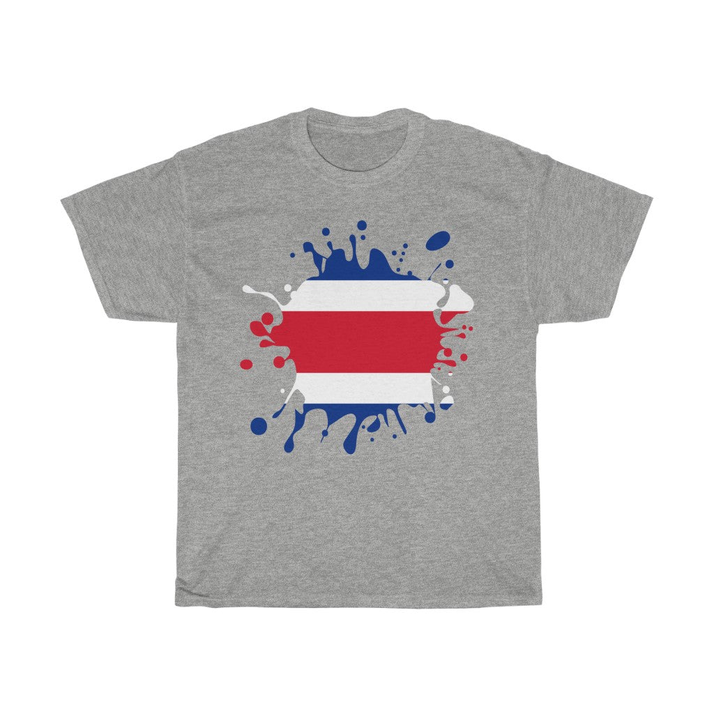 Costa Rica Splat Flag Standard Tee - Unisex