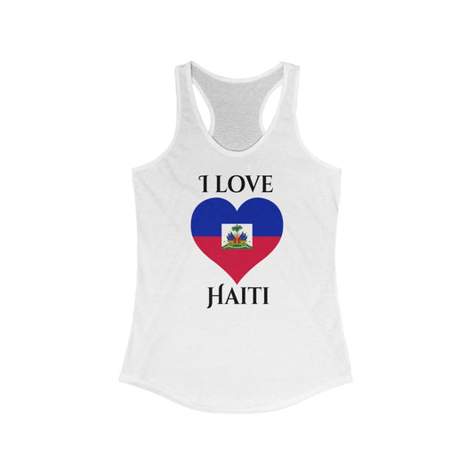 Haiti Heart Flag Tank 1 - Women
