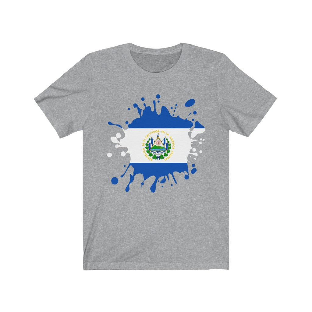 El Salvador Splat Flag Premium Tee - Unisex