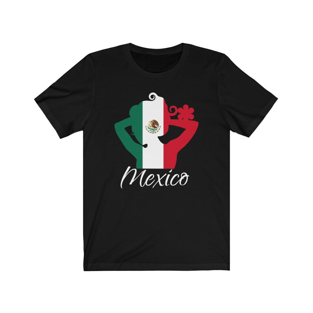 Mexico Lady Flag Premium Tee 2 - Unisex