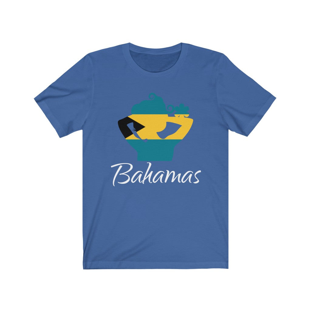Bahamas Lady Flag Premium Tee 2 - Unisex
