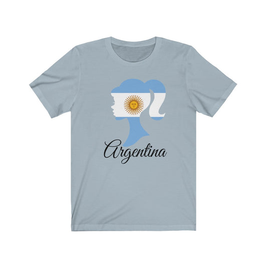 Argentina Girl Flag Premium Tee 1 - Unisex