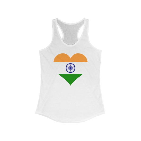 India Heart Flag Tank - Women