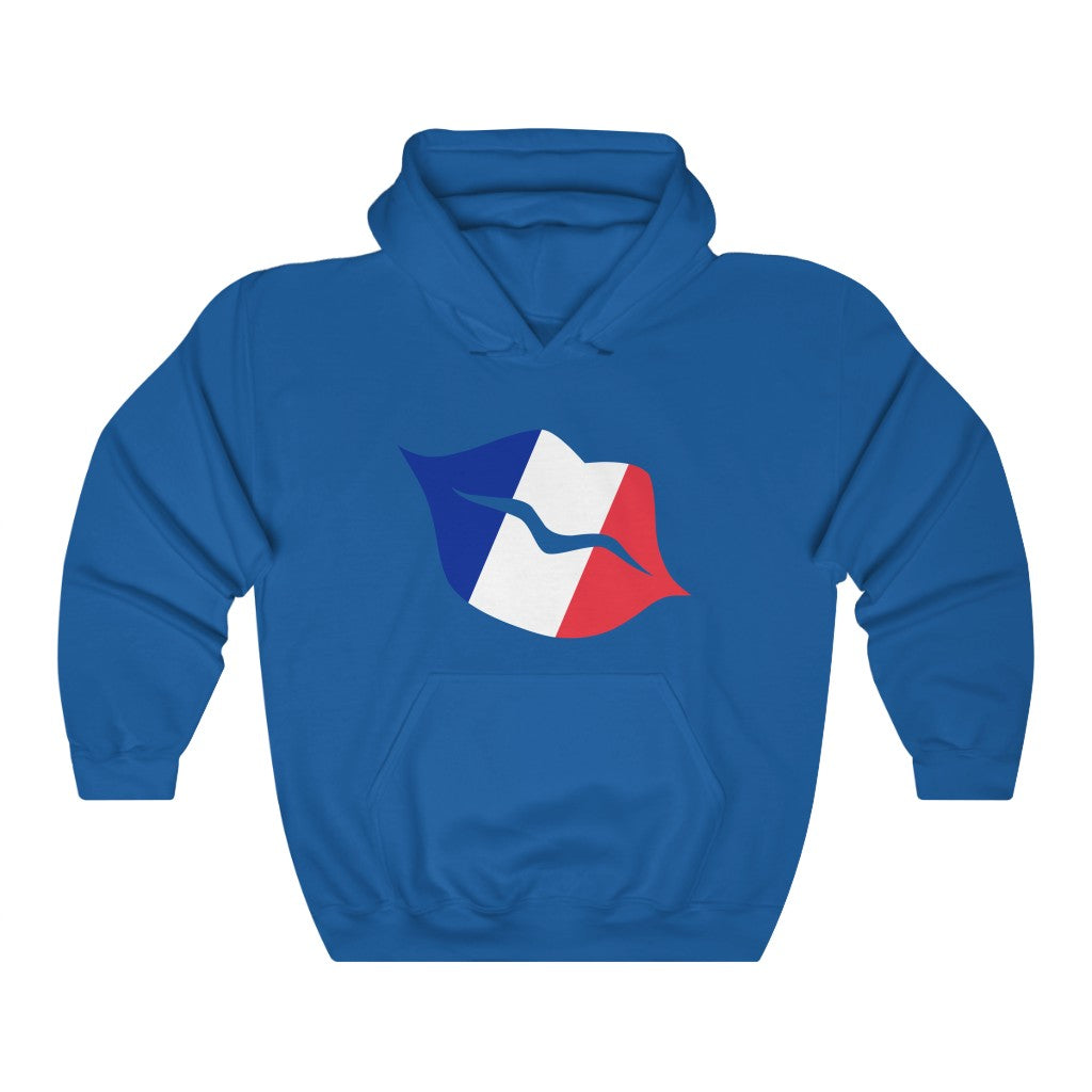 France Lips Flag Hoodie Sweatshirt - Unisex