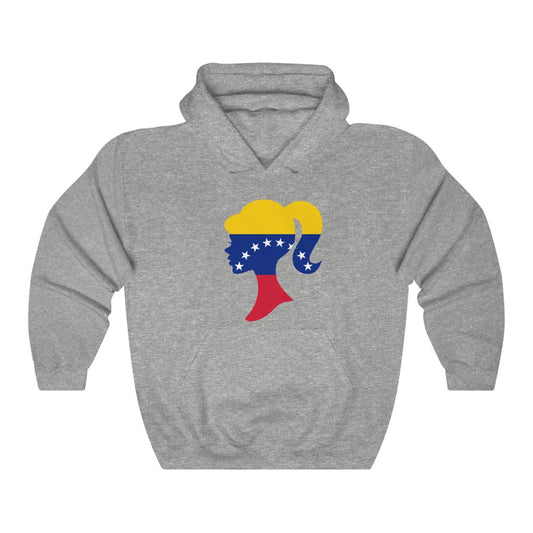 Venezuela Girl Flag Hoodie Sweatshirt - Unisex