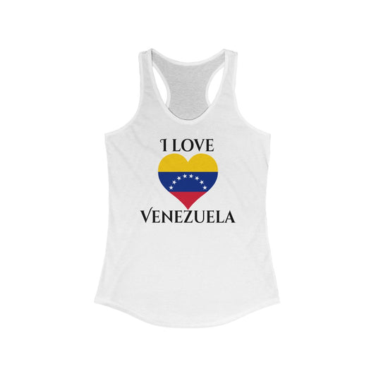 Venezuela Heart Flag Tank 1 - Women