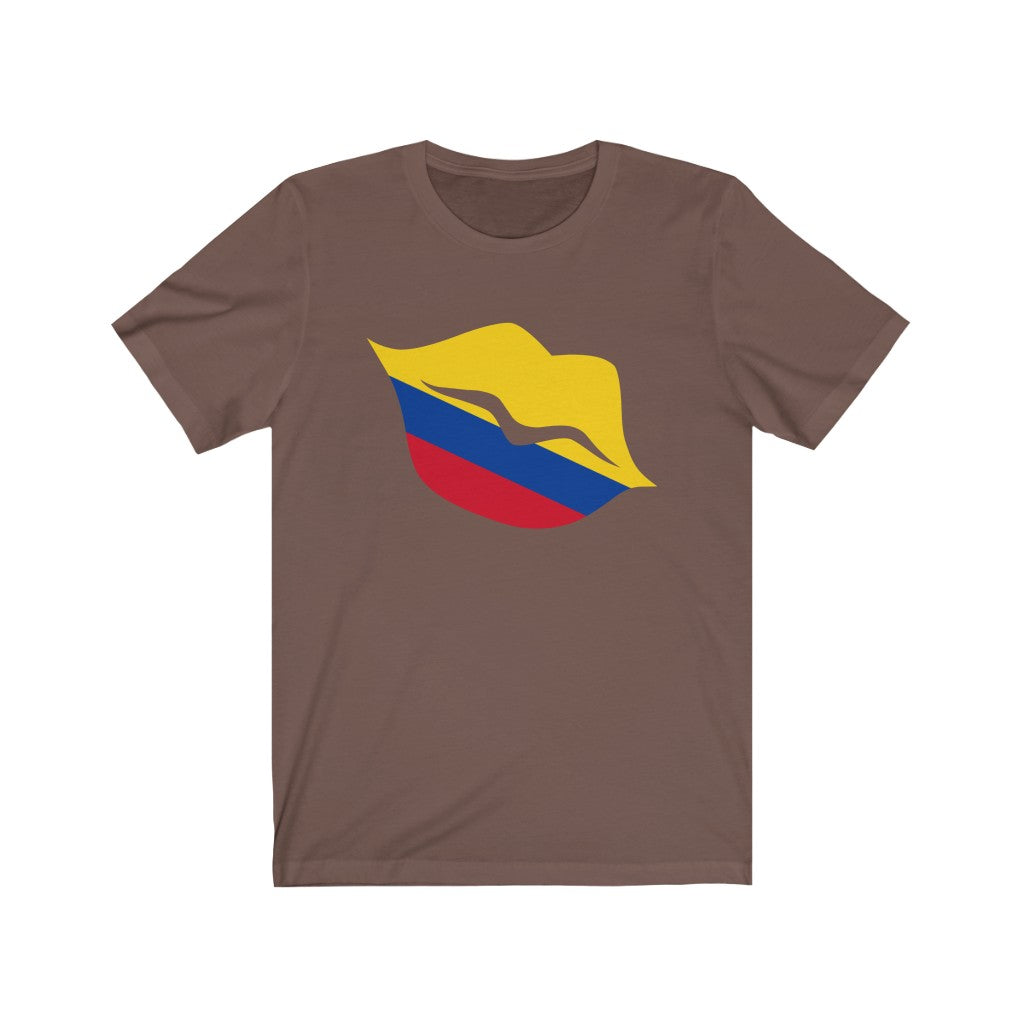 Colombia Lips Flag Premium Tee - Unisex