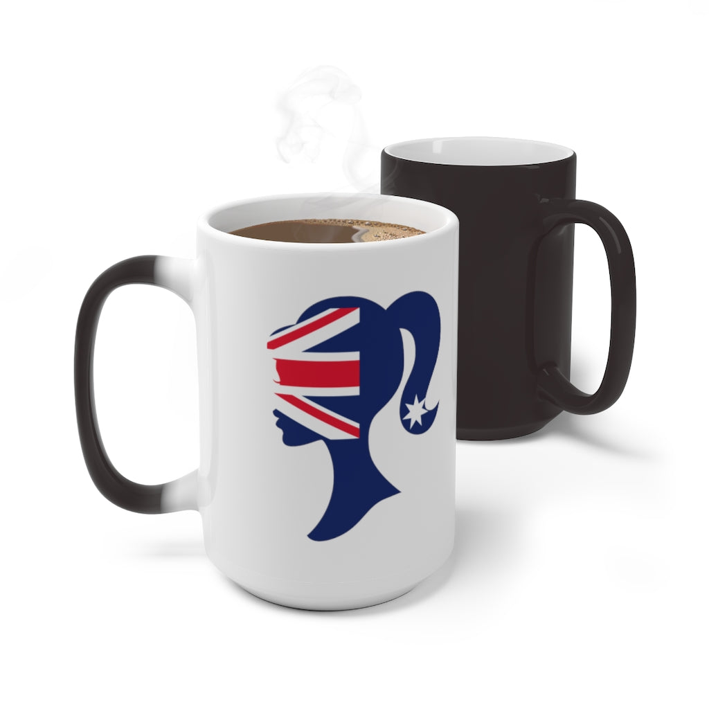 Australia Girl Color Changing Mug
