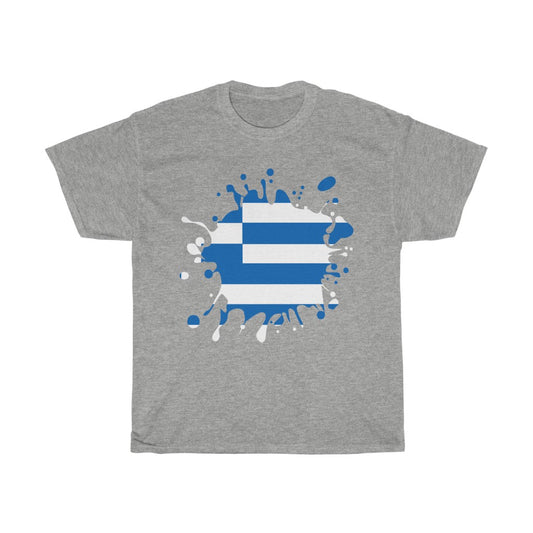Greece Splat Flag Standard Tee - Unisex