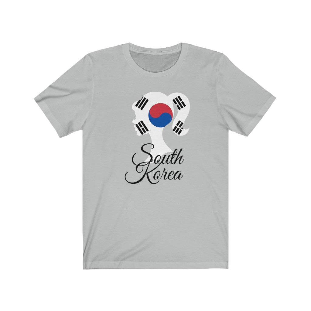 South Korea Girl Flag Premium Tee 1 - Unisex