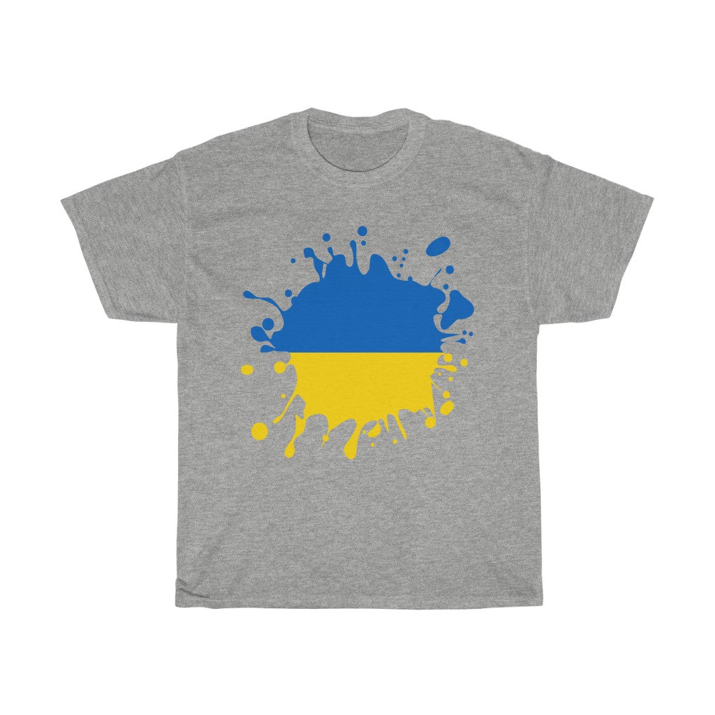 Ukraine Splat Flag Standard Tee - Unisex