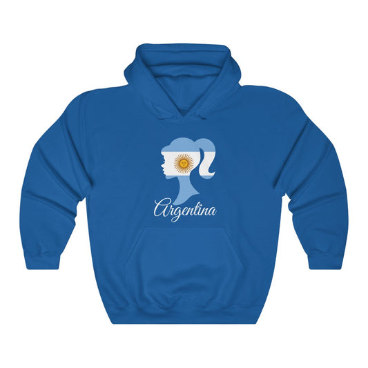 Argentina Girl Flag Hoodie Sweatshirt 2 - Unisex