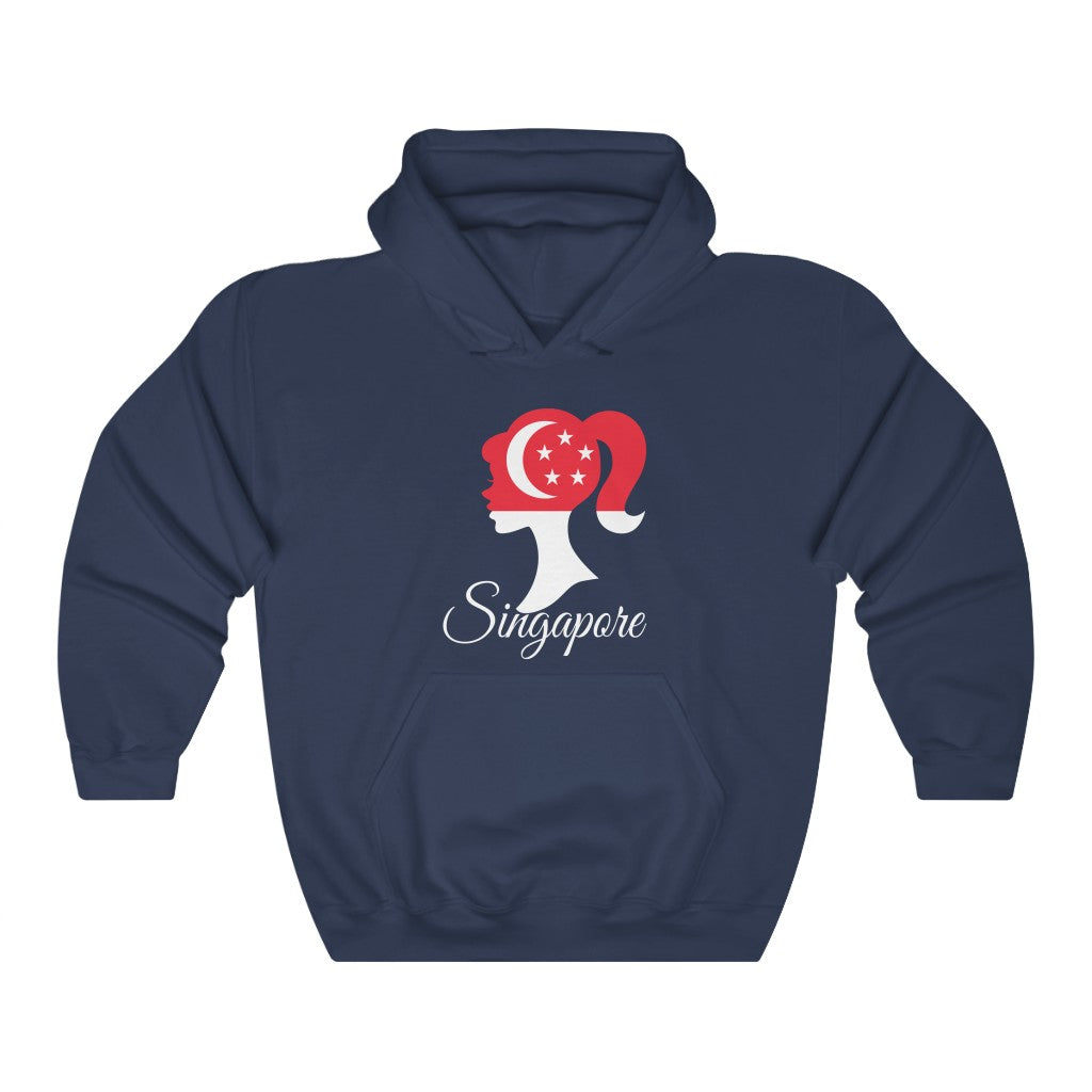 Singapore Girl Flag Hoodie Sweatshirt 2 - Unisex