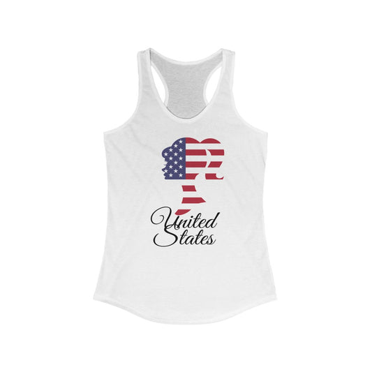 United States of America Girl Flag Tank 1 - Women