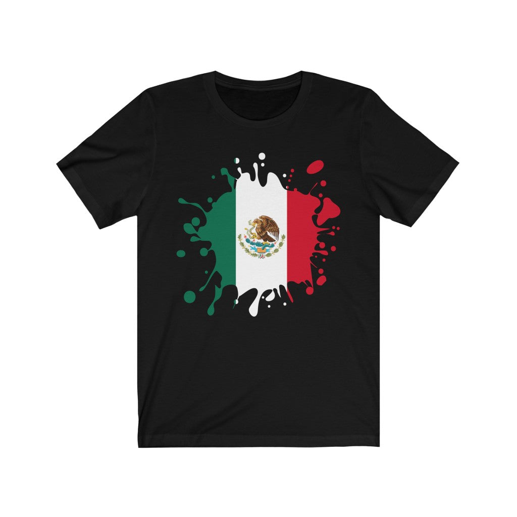 Mexico Splat Flag Premium Tee - Unisex
