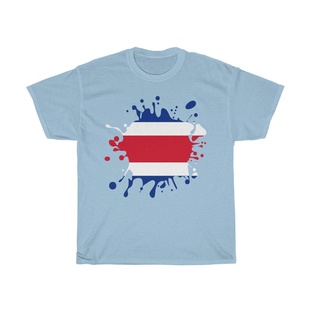 Costa Rica Splat Flag Standard Tee - Unisex